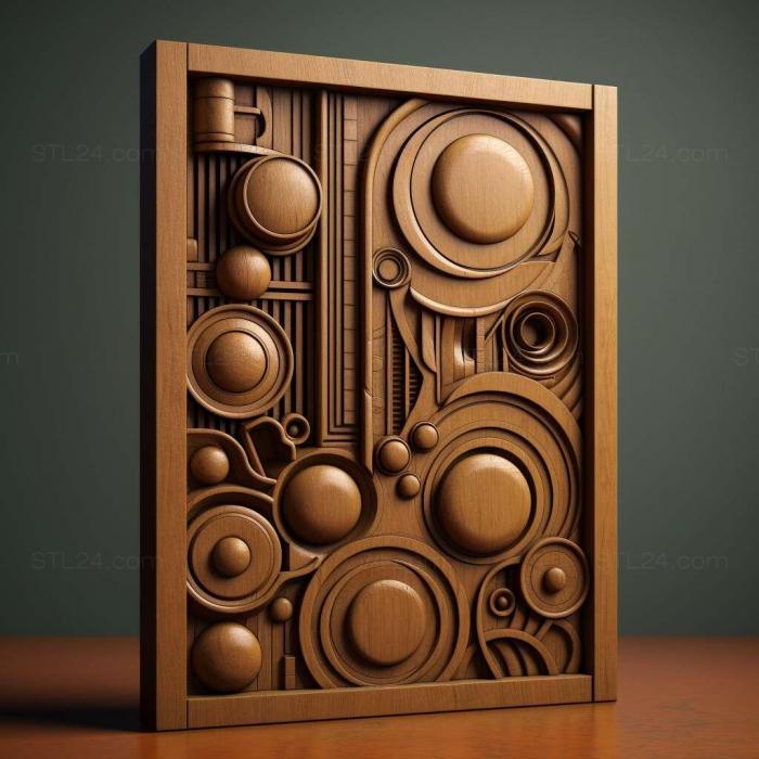 Patterns and decorations (stl mid century 2, PATTERN_342) 3D models for cnc